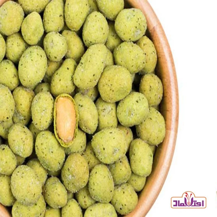 بادام زمینی روکش دار پیازجعفری 250 گرمی اعتماد تازه و خوش طعم