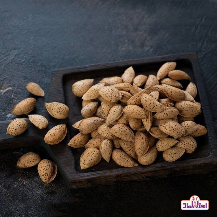 بادام سنگی امسالی 250 گرمی اعتماد درشت وشیرین