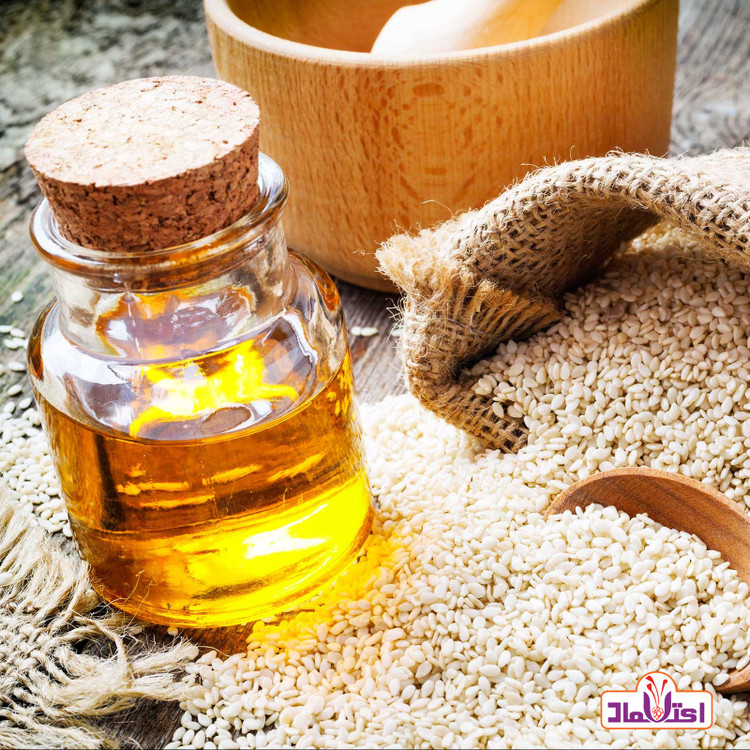 روغن کنجد نیم لیتری اعلا اعتماد تازه و خوش طعم
