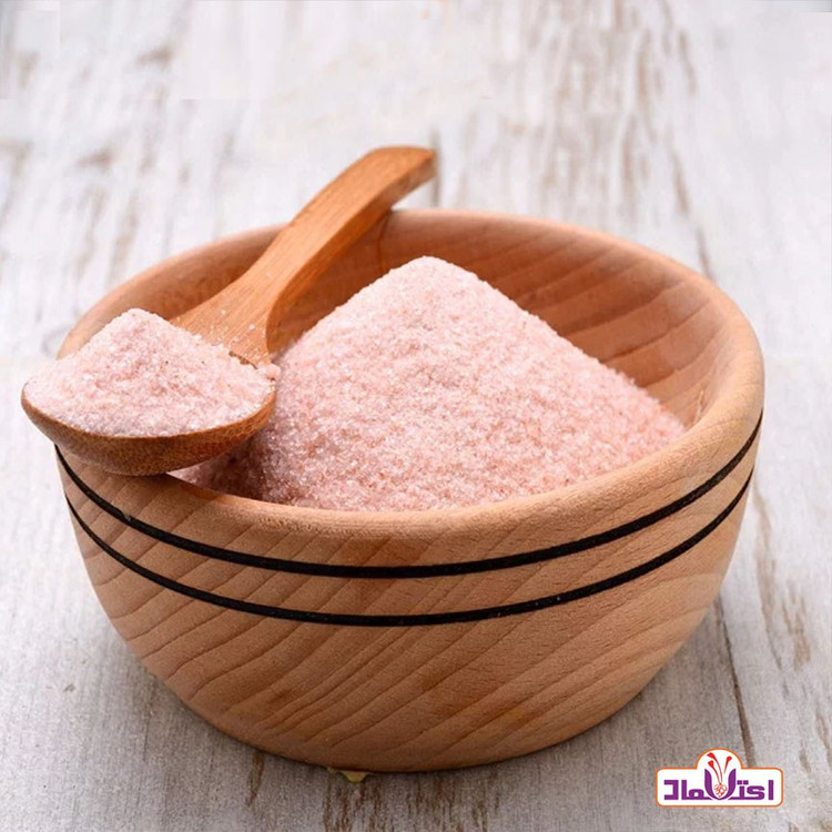 نمک صورتی سابیده 5 کیلویی اعتماد درجه یک و سالم