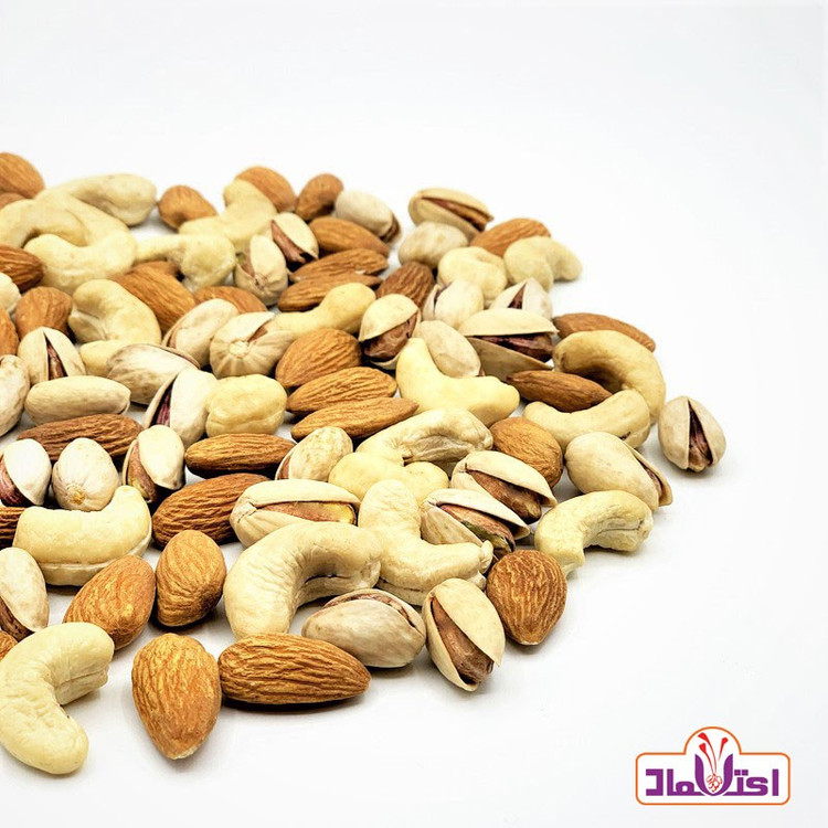 آجیل سه مغز خام 500 گرمی اعتماد تازه و مقوی