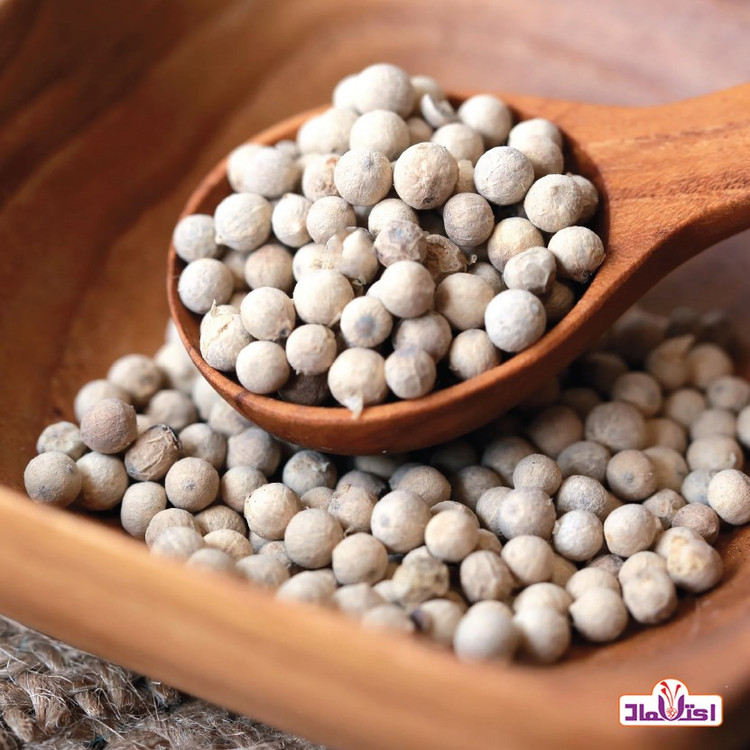 فلفل سفید دانه درشت 50 گرمی اعتماد