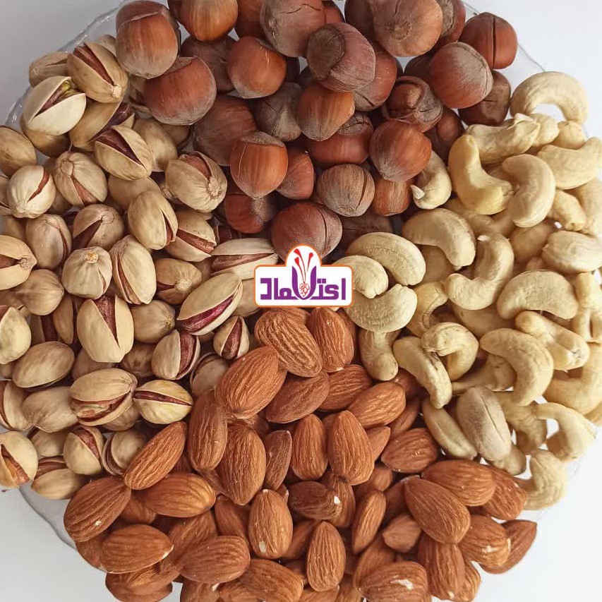 آجیل چهار مغز خام 250 گرمی اعتماد تازه (تخفیف ویژه)
