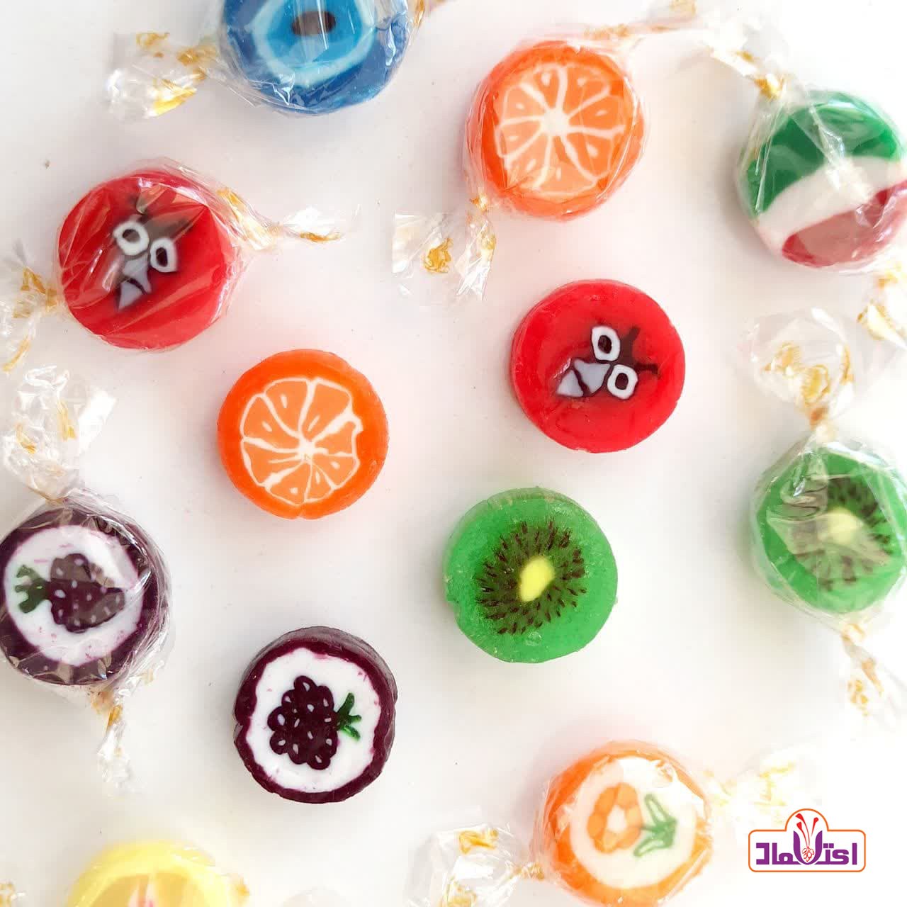 آبنبات لاکچری 250 گرمی آدرین (آبنبات طرح دار )