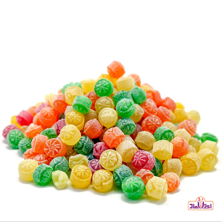 آبنبات ترش مخلوط 100 گرمی اعتماد(آبنبات ترش درشت)