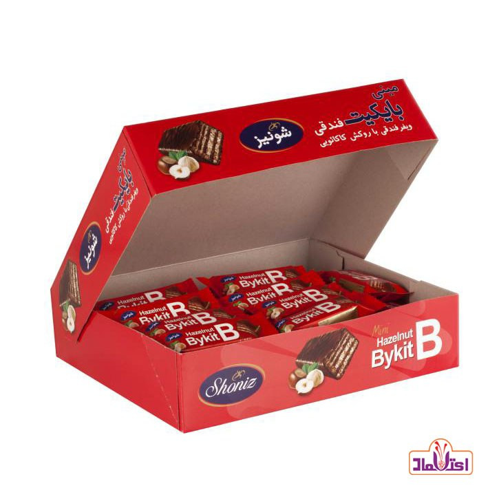 ویفر شکلاتی مینی بایکیت فندقی شونیز 100 گرمی