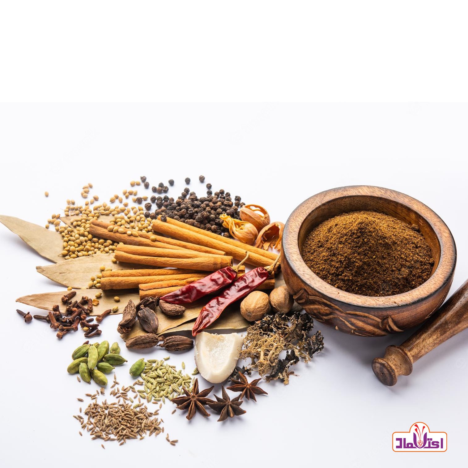 ادویه گراماسالا 100 گرمی اعتماد (گرام ماسالا )