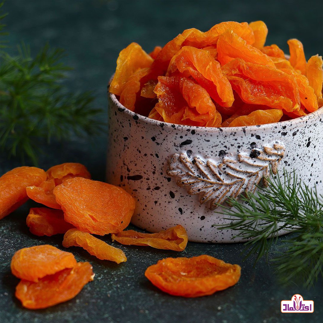 برگه زردآلو امسالی یک کیلویی اعتماد تازه (برگ زردآلو )
