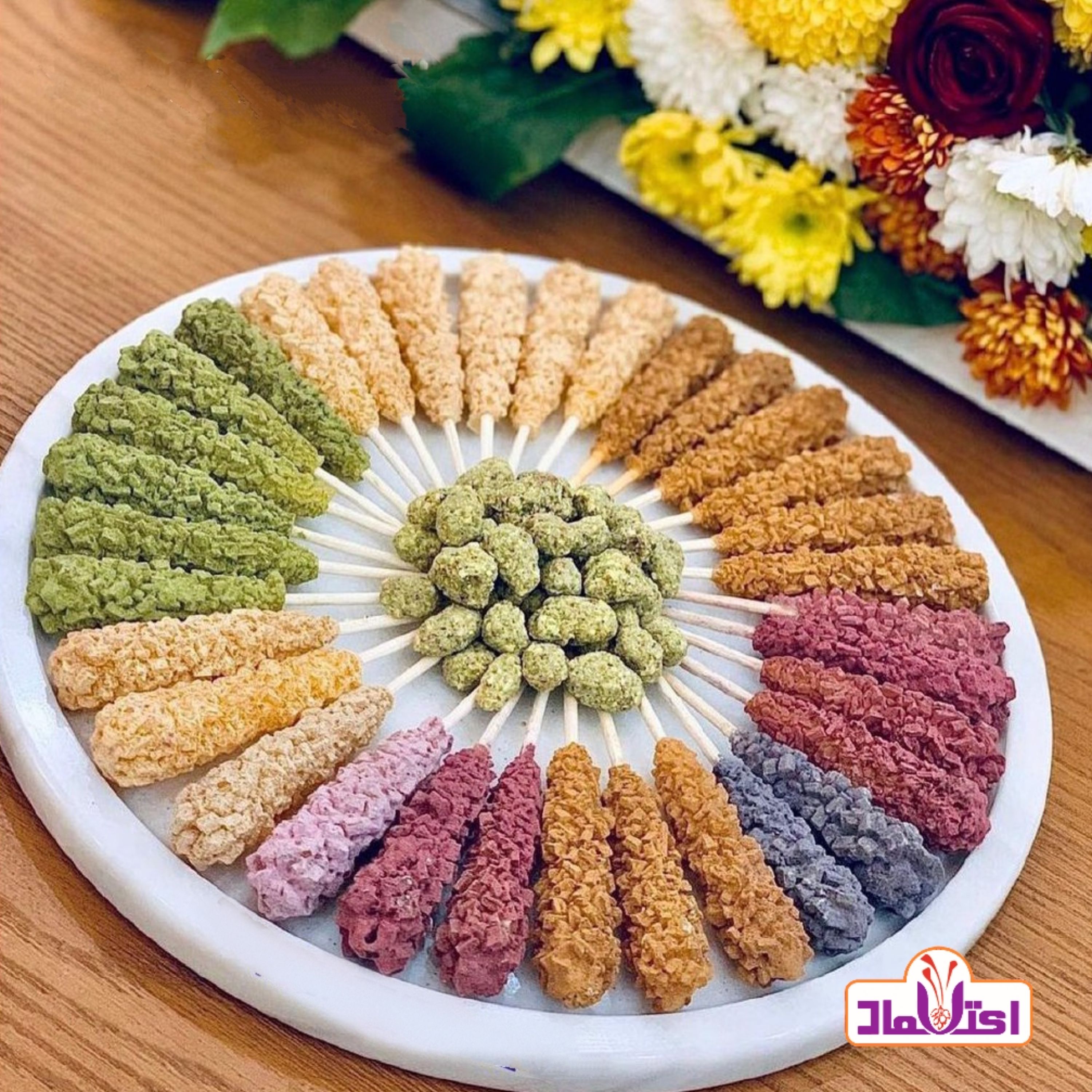 نبات گیاهی طعم دار اعلا یک کیلویی اعتماد (نی دار چوبی)