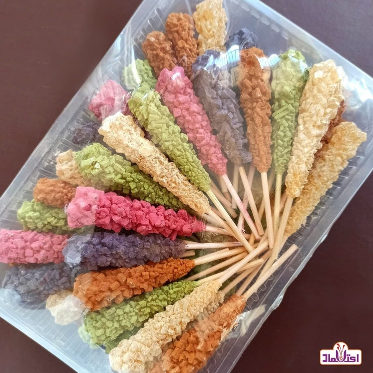 نبات گیاهی طعم دار اعلا یک کیلویی اعتماد (نی دار چوبی)