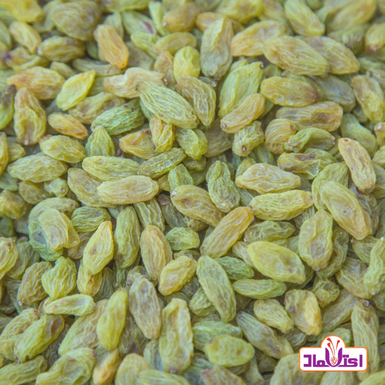 کشمش سبز اعلا امسالی 100 گرمی اعتماد تازه و بدون هسته