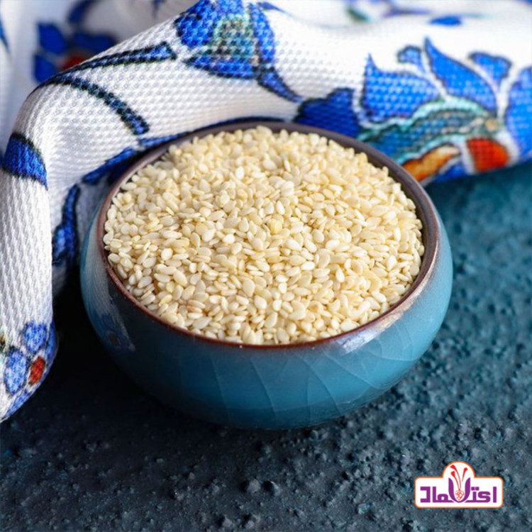 کنجد سفید اعلا 500 گرمی اعتماد کاملا تمیز (کنجدسفیدهندی)