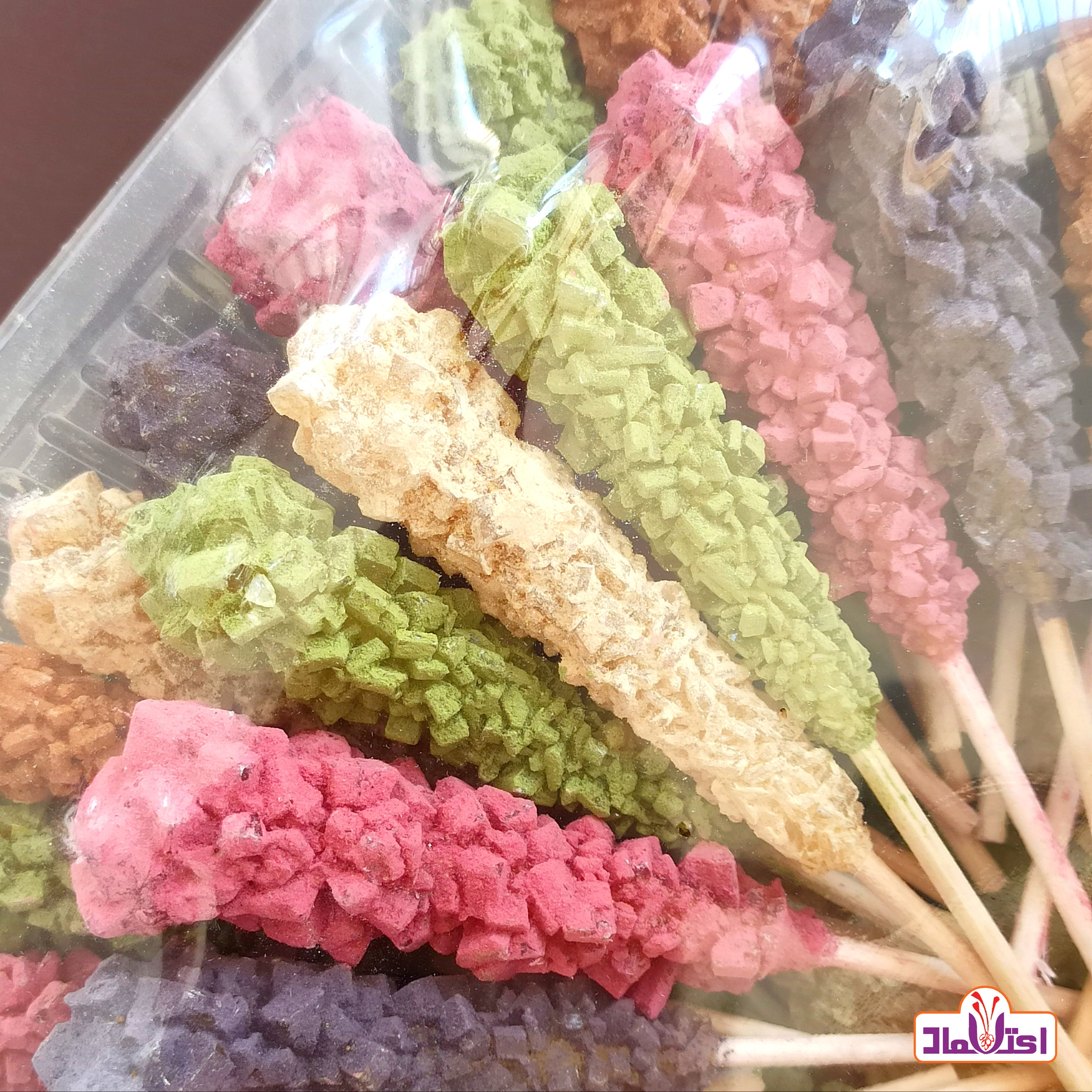 نبات گیاهی طعم دار اعلا 500 گرمی اعتماد (نی دار چوبی)