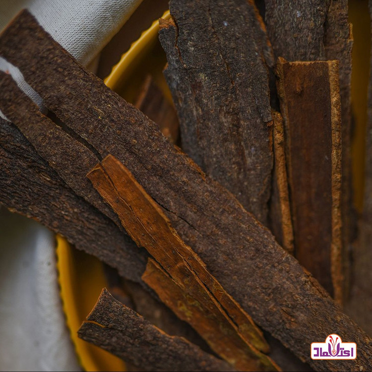 چوب دارچین اعلا 500 گرمی اعتماد گل سرخی بدون نرمه(دارچین)
