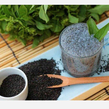 تخم شربتی اعلا (100گرمی)برتر پاک شده و تمیز (تخم شربتی ریحان)