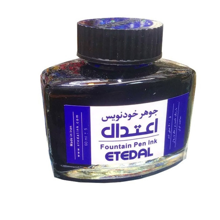 جوهر خودنویس اعتدال آبی ومشکی