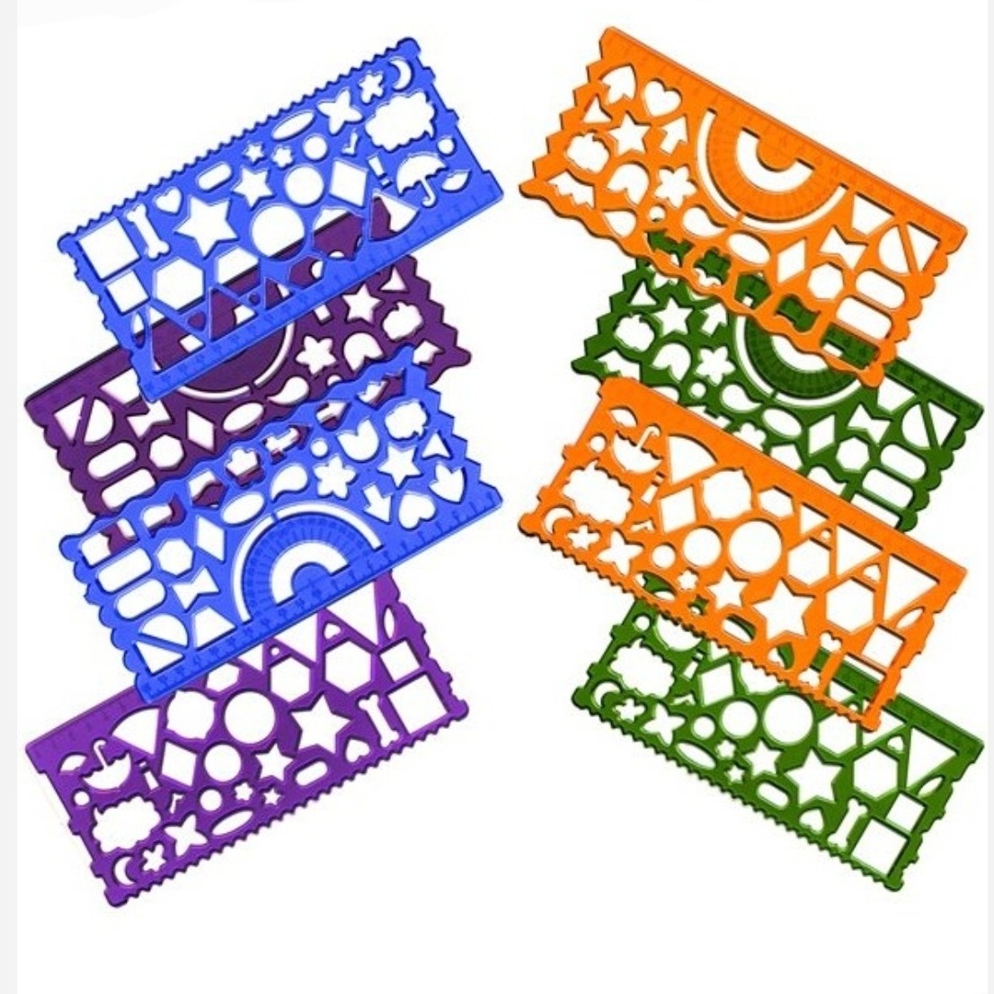 خطکش ژله ای شابلون دار