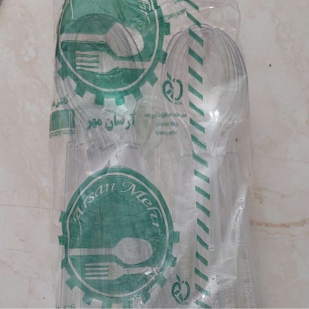 قاشق یکبار مصرف مهر