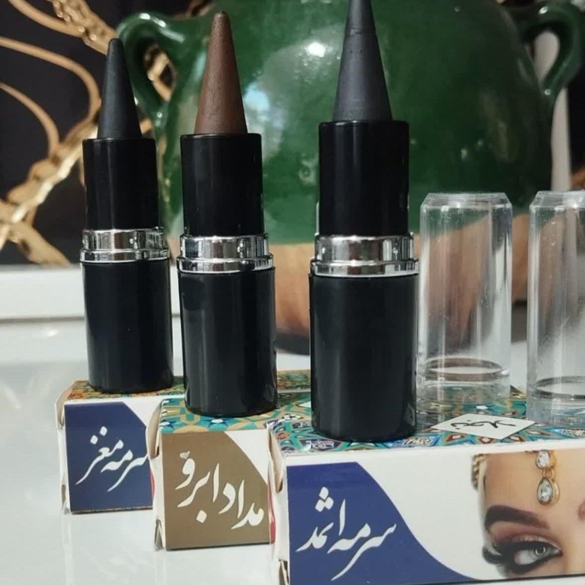 پک کامل 3عددی سرمه عربی ماهک فدک