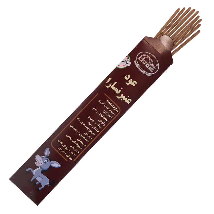 عود دست ساز عنبر نسارا فدک (50بسته)