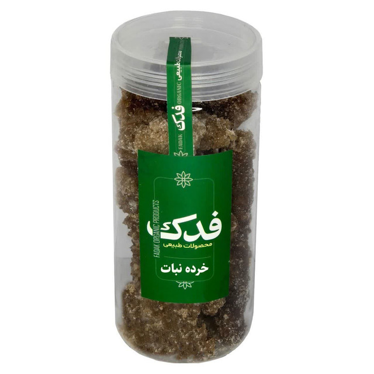 خرده نبات شکر قهوه ای ممتاز فدک - 300 گرم