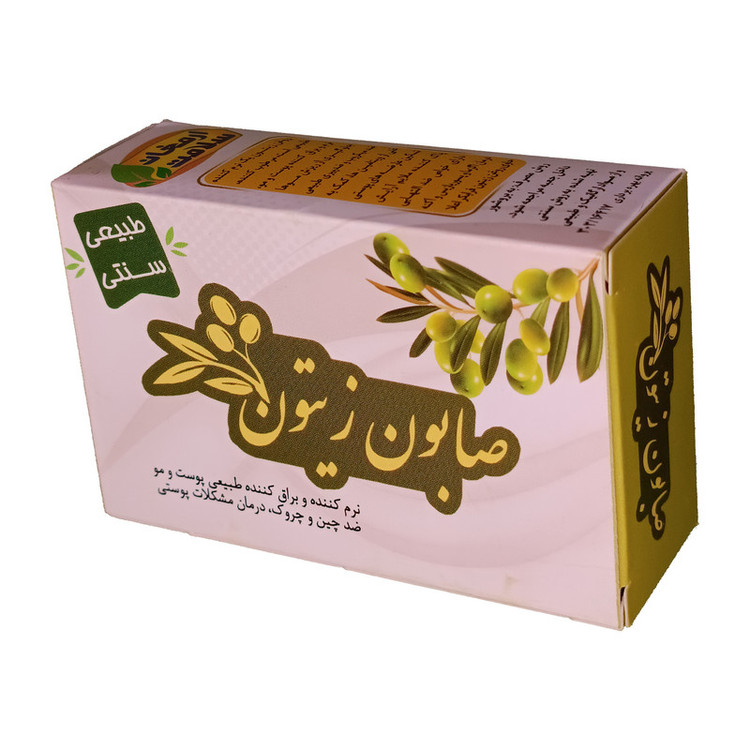 صابون نرم کننده ارمغان سلامت مدل زیتون وزن 90 گرم