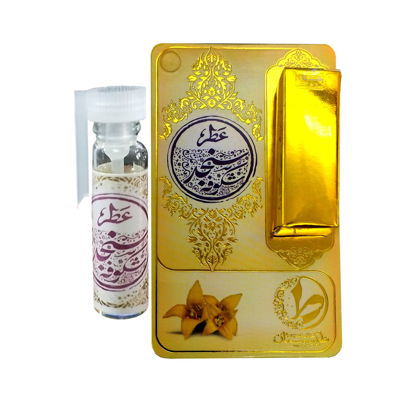 عطر جیبی طیبستان مدل شکوفه سنجد کد 102493 حجم 1 میلی لیتر