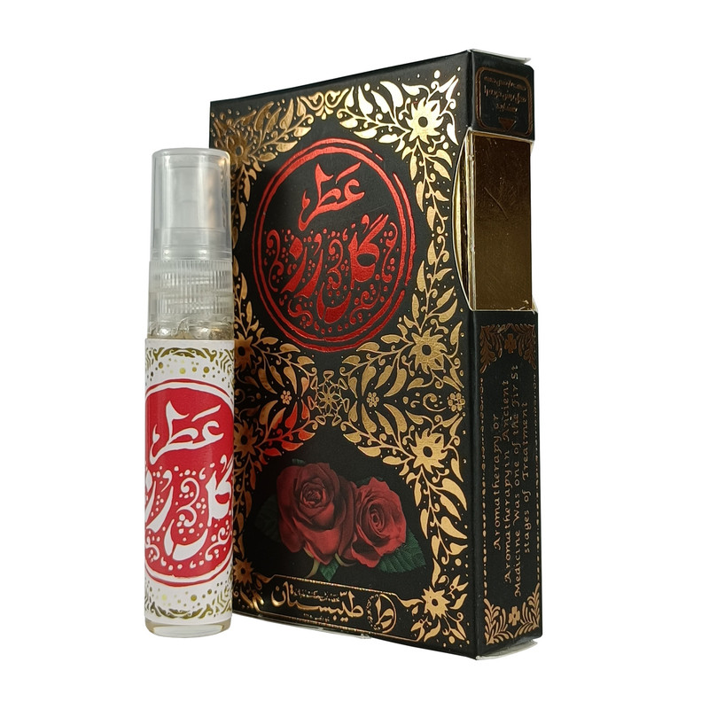 عطر جیبی طیبستان مدل گل رز حجم 5 میلی لیترمدل 1