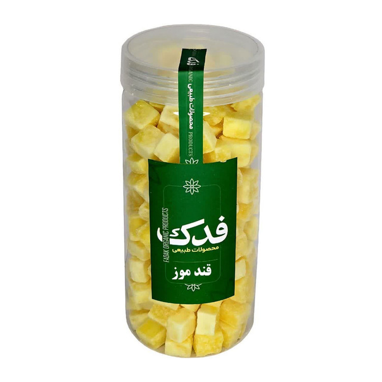 قند نیشکر و عسل طعم موز فدک - 450 گرم