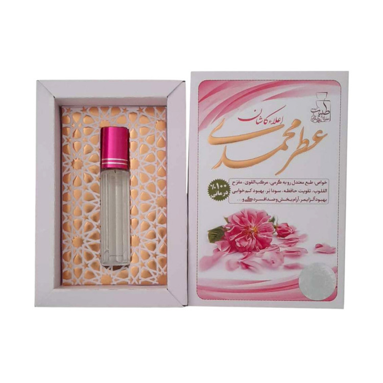 عطر جیبی طیبات مدل گل محمدی حجم 4 میلی لیتر بسته دو عددی