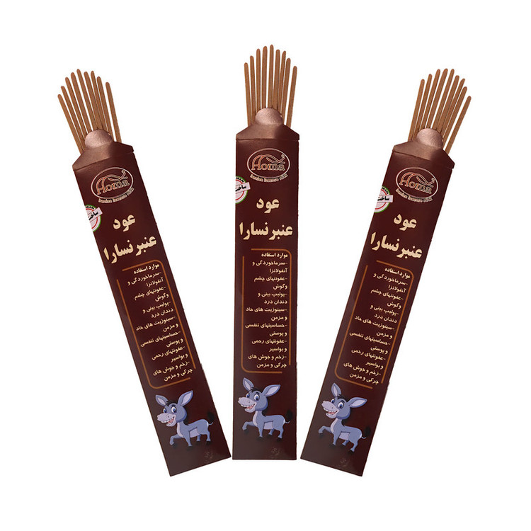عود هما مدل عنبر نسارا مجموعه سه عددی