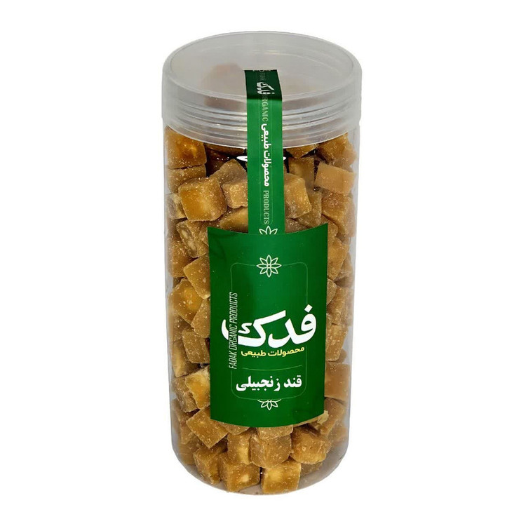 قند نیشکر و عسل طعم زنجبیلی فدک - 450 گرم