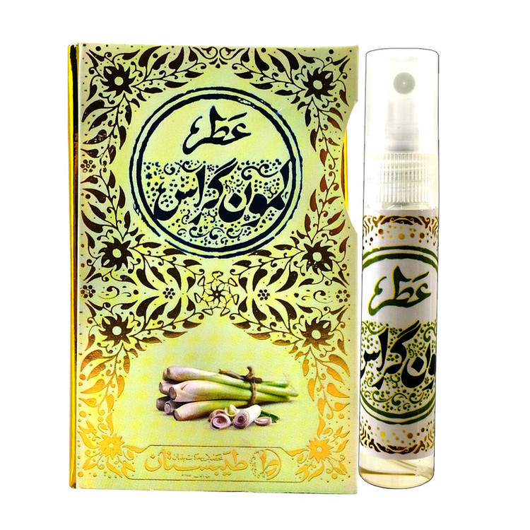 عطر جیبی طیبستان مدل لمون گراس کد 102478 حجم 5 میلی لیتر