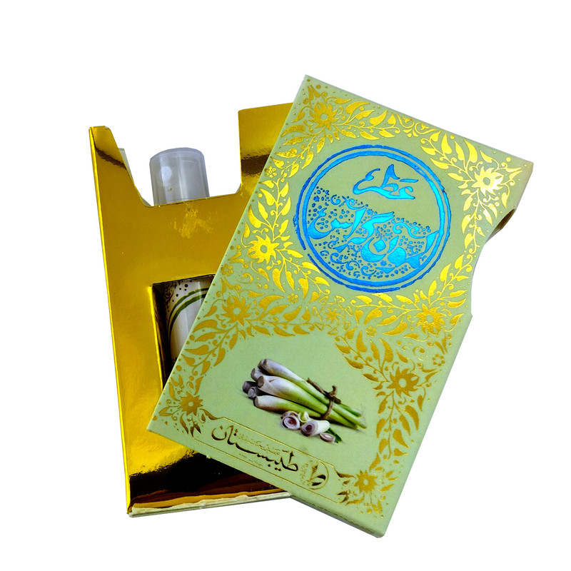 عطر جیبی طیبستان مدل لمون گراس کد 102478 حجم 5 میلی لیتر