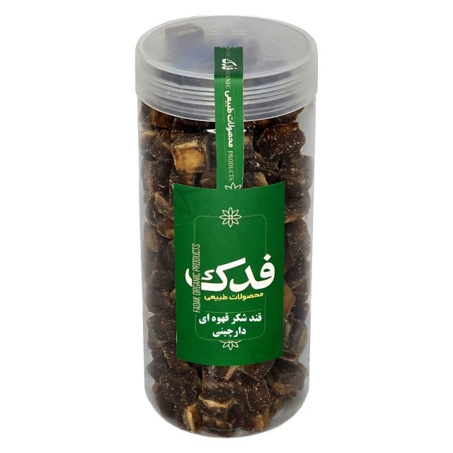 قند قهوه ای نیشکر طعم دار فدک سبز (450 گرم)