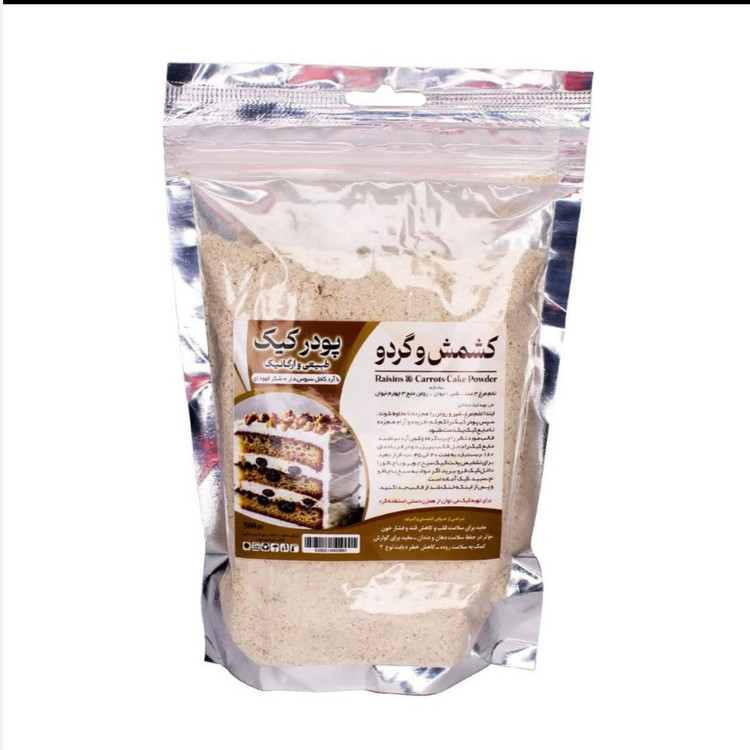 پودر کیک کشمش و گردو نیکا (450 گرم)