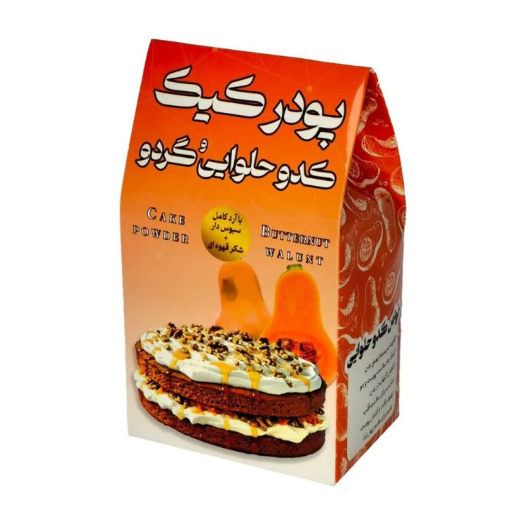 پودر کیک کدو حلوایی و گردو نیکا 450 گرم فدک