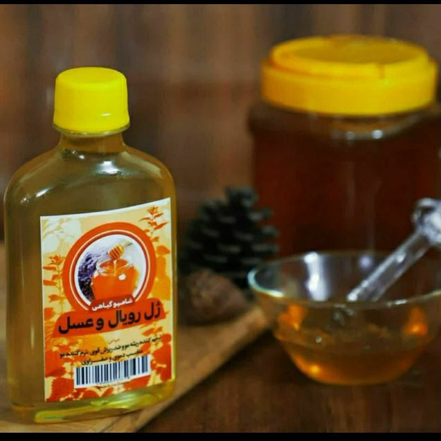 شامپو عسل و ژل رویال طهور فدک (بدون سولفات و پارابن)