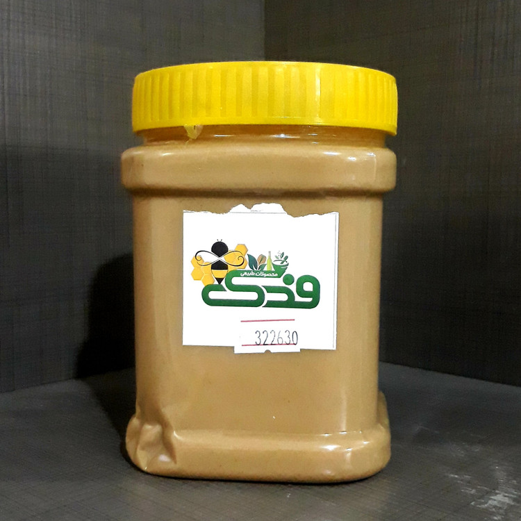 ارده کنجد دوآتیشه ممتاز فدک (700گرم باظرف)