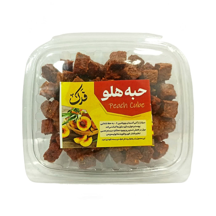 حبه هلو 5ستاره فدک (200 گرم)