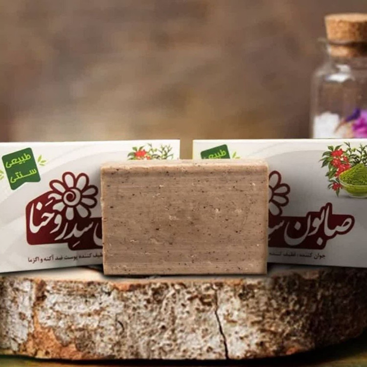 صابون سدر و حنا ارمغان فدک (ضدشوره موی سر)