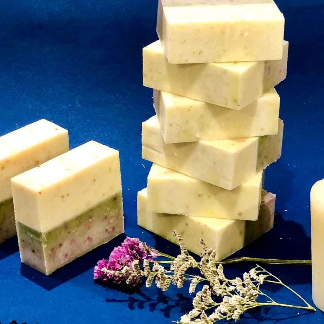صابون گل ختمی بلوکی طهور فدک (80 گرم)