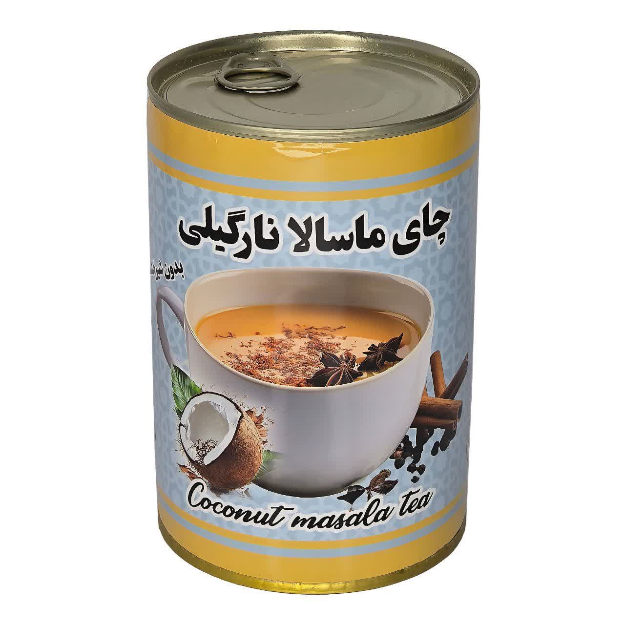 چای ماسالا نارگیلی ماهان فدک (شکر قهوه ای)