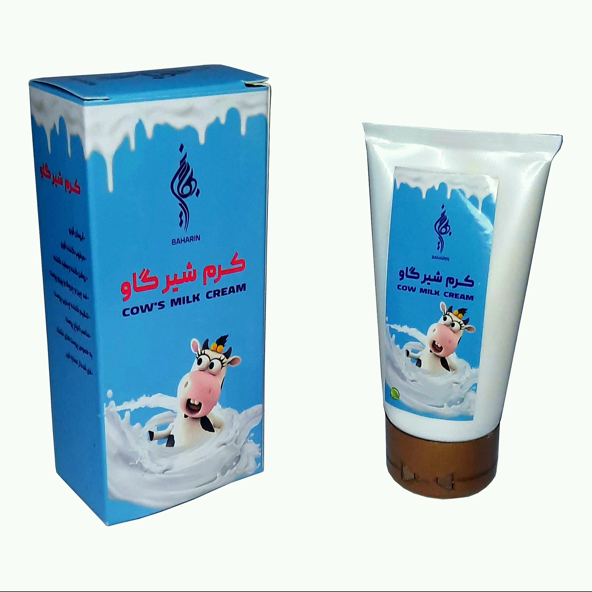 کرم شیر گاو بهارین فدک (آبرسان و ضد چین چروک)