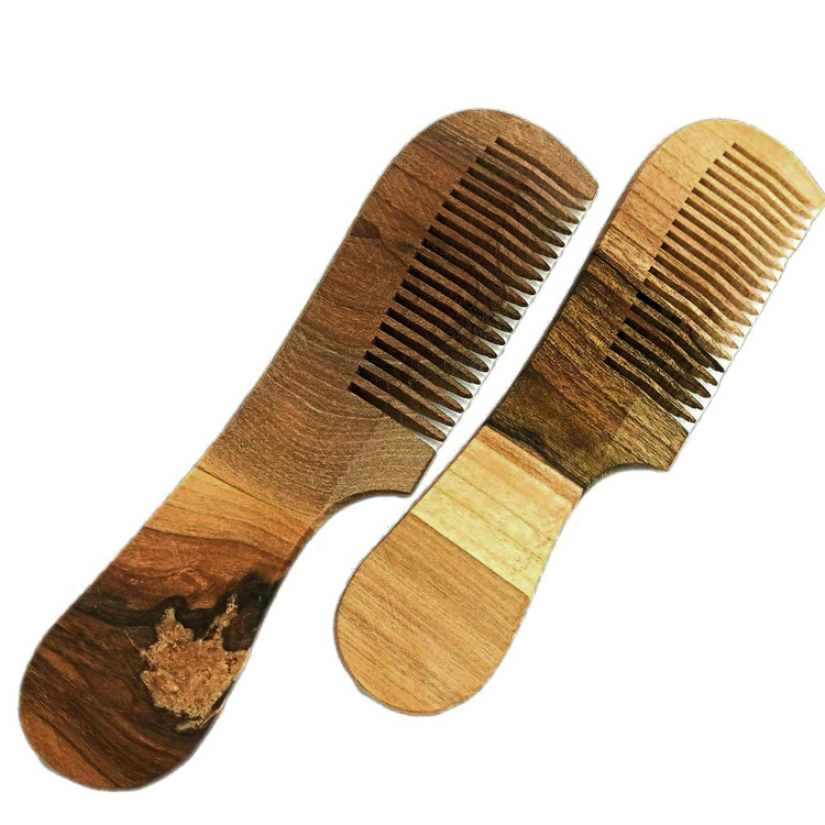 شانه چوبی بزرگ فدک (چوب گردو)