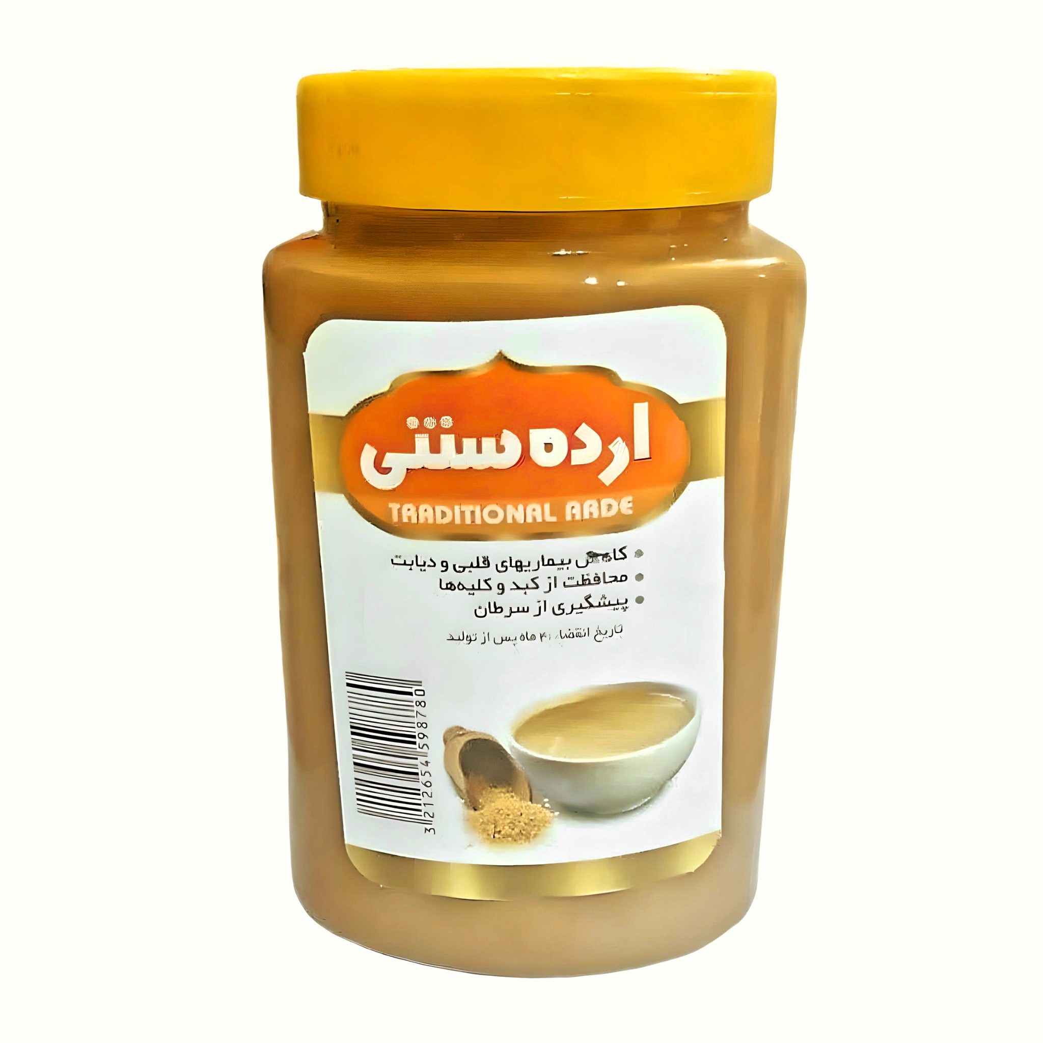 ارده کنجد سنتی خارجی 5ستاره فدک (700گرم باظرف)