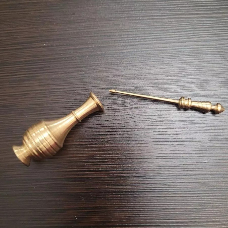 سرمه دان برنجی فدک (کوچک)