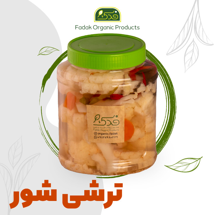 ترشی شور خانگی 5ستاره فدک
