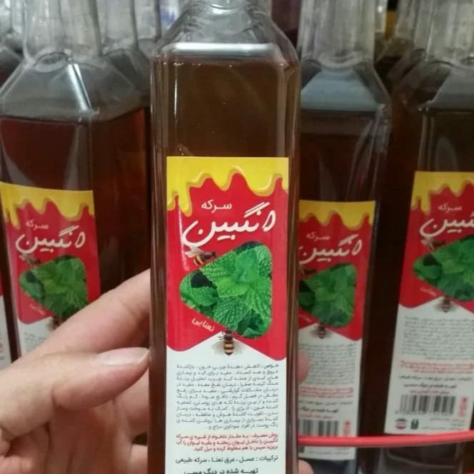 سرکه انگبین نعنایی حیات طیبه (540گرم با ظرف)
