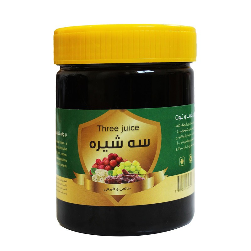 سه شیره طبیعی 5ستاره فدک (500گرمی)